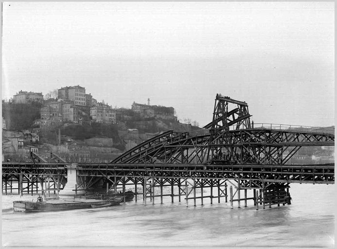 Pont routier de la Boucle, puis pont routier Winston-Churchill (détruit)