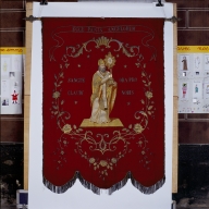 bannière de procession : de saint Claude et de saint Benoît