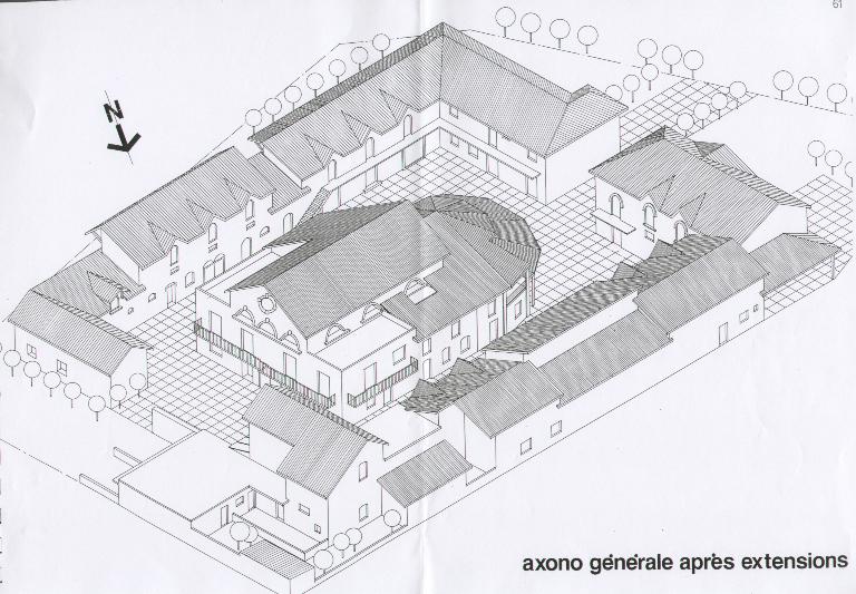 Abattoirs municipaux, puis ateliers municipaux, actuellement maisons et immeubles de logements