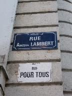 Rue Amédée-Lambert