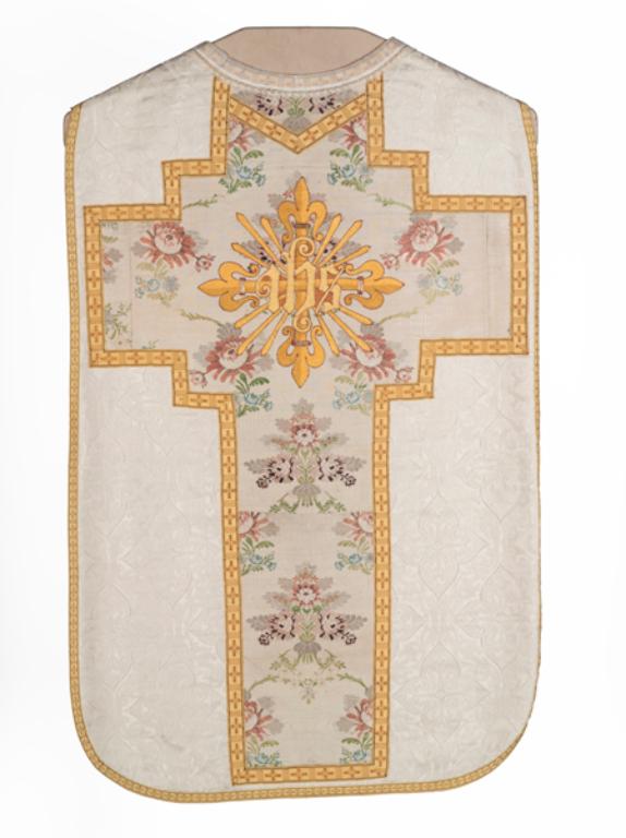 chasuble, bourse de corporal : ornement blanc n°2