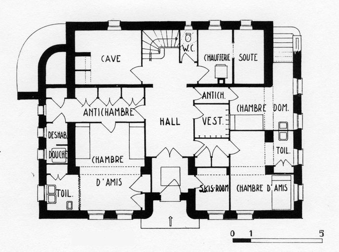 Maison, dite chalet le Cairn