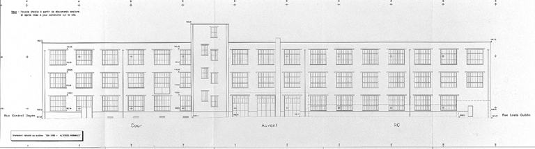 Usine de traitement de surface des métaux, filature, tissage, passementerie dite Dorures Louis Mathieu puis Dorures Louis Mathieu Industrie (DLMI)