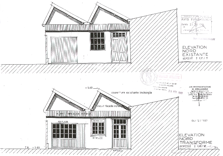 Maison, atelier et blanchisserie, actuellement ensemble de 3 maisons