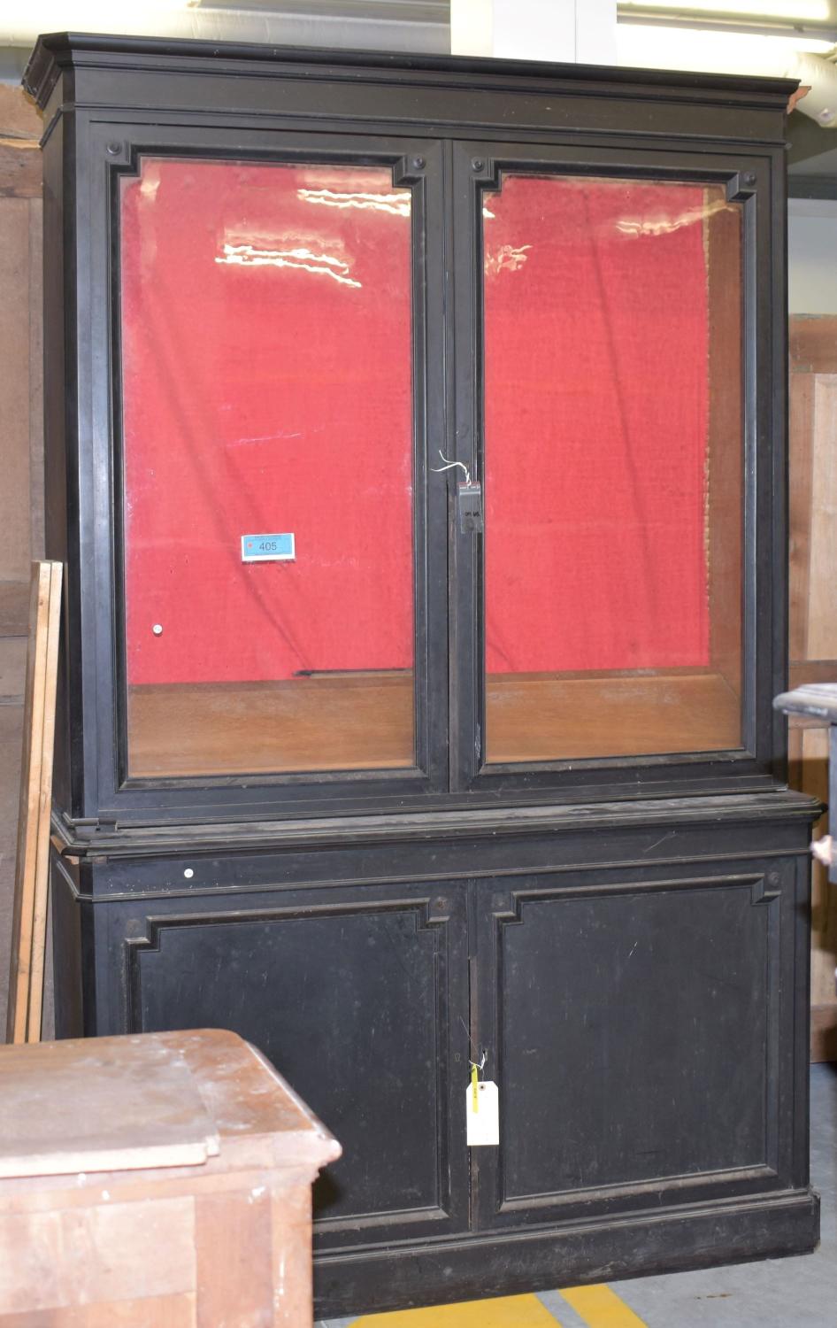 Armoire-bibliothèque à deux corps