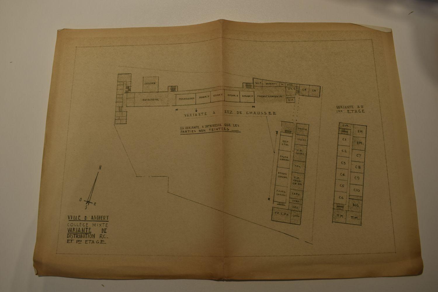 Collège municipal, puis lycée polyvalent Blaise-Pascal d'Ambert