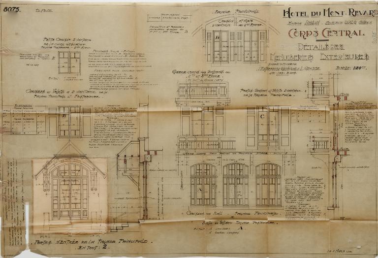 Hôtel de voyageurs, dit chalets-hôtels du Mont-Revard, puis Grand Hôtel PLM du Mont-Revard, actuellement immeuble à logements