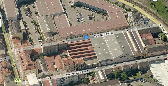 Usine de cycles Dexter puis Tréfilerie de Lyon dite société des laminoirs d'alsace actuellement parc d'activité