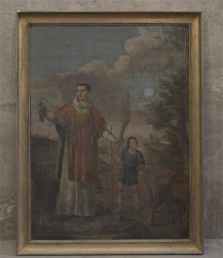 Tableau : saint Vincent et saint Isidore