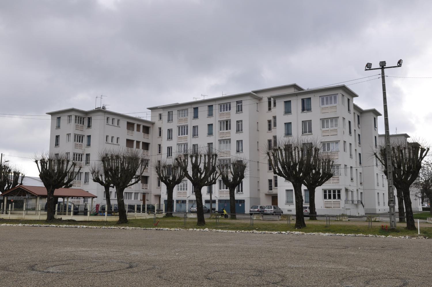 cité ouvrière de l'ancienne Société lyonnaise de soie artificielle dite Grandes maisons de la SLSA