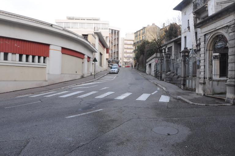 Rue de Mouxy et rue Haldimann, ancien chemin d'intérêt communal n° 49, actuellement rue Georges Ier