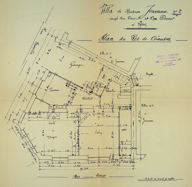 Ensemble de trois maisons dit Villa Jouveau