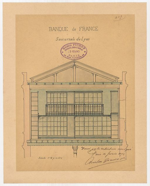 Présentation du mobilier de la Banque de France