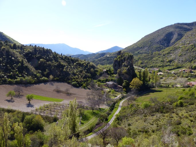 Le quartier de la Cour, vue d'ensemble prise de l'est.