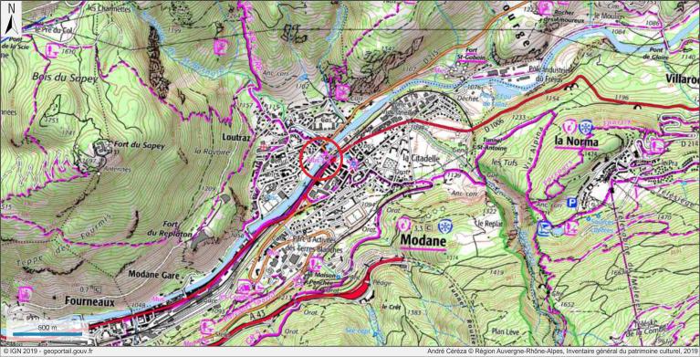 Usine de produits agro-alimentaires dite la Rizerie des Alpes de Modane actuellement centre culturel