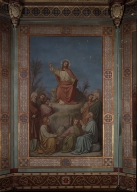 peintures monumentales, peintures (5) (décor de choeur) : cycle de la vie du Christ