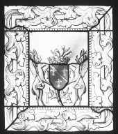 verrières (6) (verrière héraldique, vitrail archéologique) (baies 0 à 2), des ducs de Bourbon