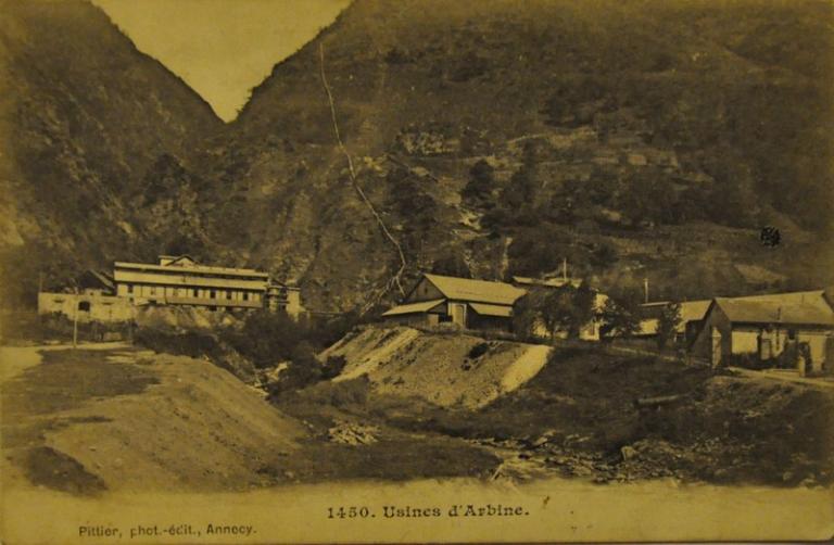 Usine de production de carborundum actuellement usine de production de corindon de la Société ALTEO