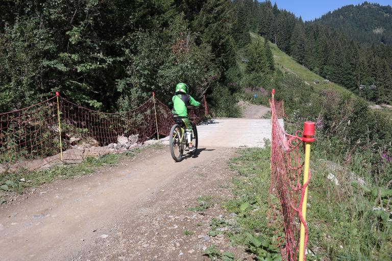 Passerelle VTT de Plaine Dranse