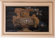 Tableau (dessus-de-porte) : Vase aux rinceaux