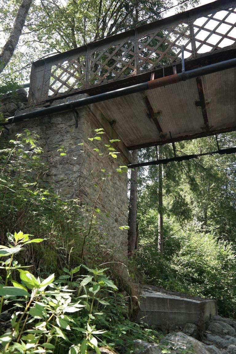 Pont de Sous-le-Pas dite "passerelle du Moulin"