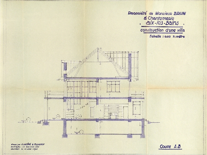 Maison, dite villa Brun