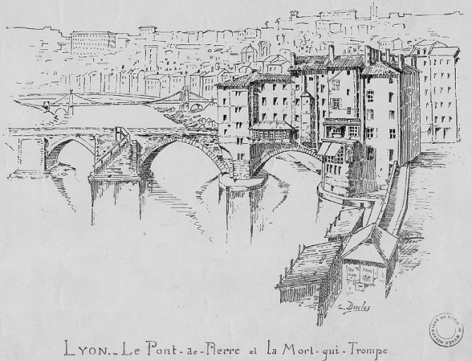 Pont de Saône, de Pierre ou du Change, puis de Nemours