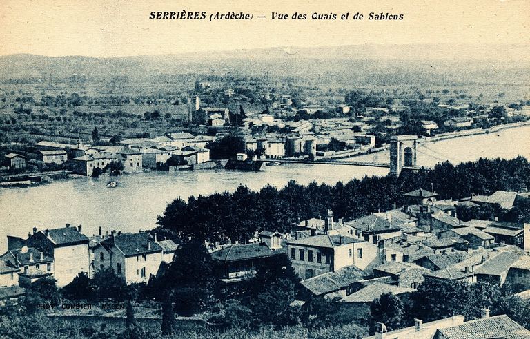 Pont routier de Serrières (détruit)