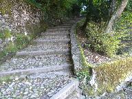 Escalier d'accès au château dit "Montée des Coques"