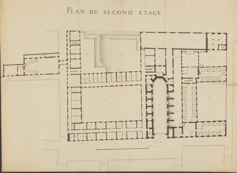 Collège de jésuites puis d'oratoriens, dit Collège de la Trinité ou Grand Collège, actuellement lycée Ampère