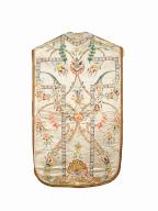 chasuble, étole, manipule, voile de calice : ornement blanc n°2