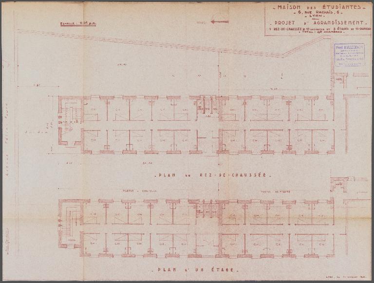 Maison forte dite château de la Buire, couvent de petites soeurs de l'Assomption, école de rééducation professionnelle de blessés militaires de la Ville de Lyon dite école Joffre, maison des étudiantes Lirondelle