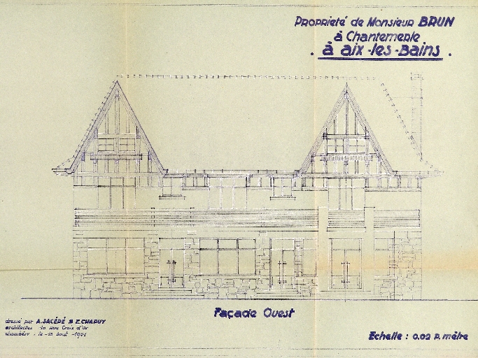 Maison, dite villa Brun