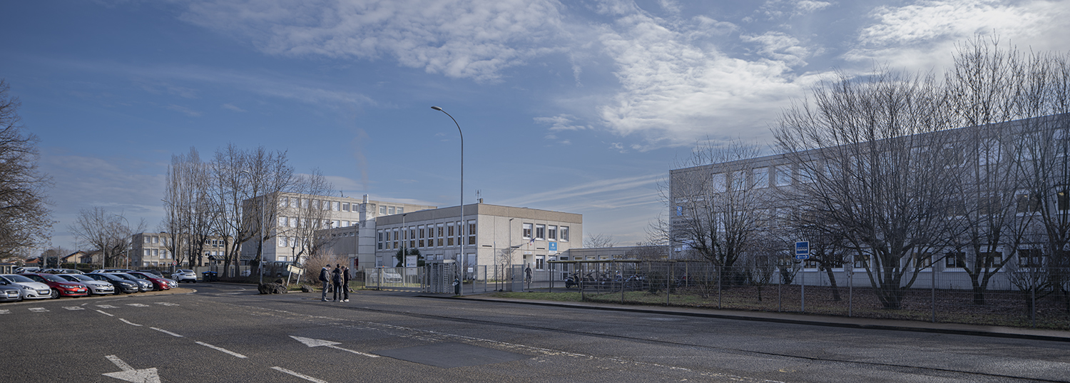 Collège d'enseignement technique, actuellement lycée professionnel dit lycée des métiers du bâtiment Pierre-Boulanger