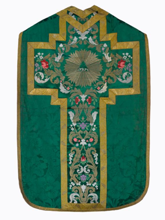 chasuble : ornement vert