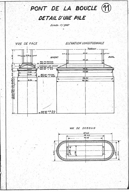 Pont routier de la Boucle, puis pont routier Winston-Churchill (détruit)