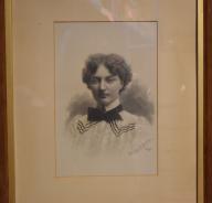 Photographie - Portrait de femme (Hélène d'Orléans, duchesse d'Aoste ?)