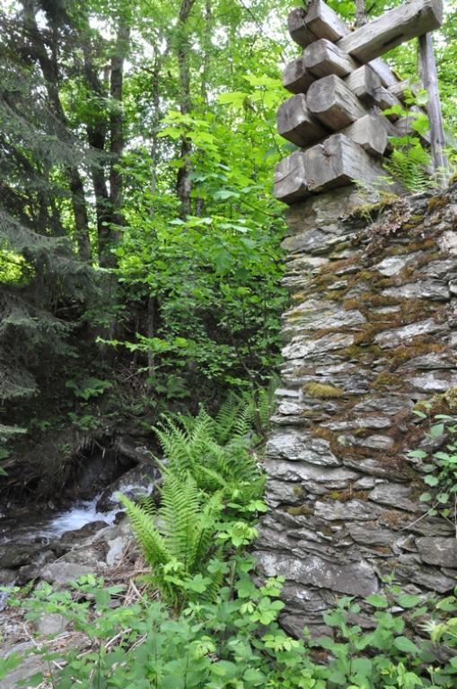 Moulin à farine et scierie des Cellières actuellement vestiges