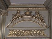 Deux pleins reliefs spatiaux, en pendant : Allégories de la musique et de l'architecture