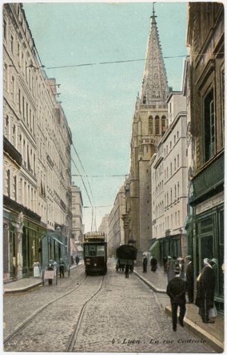 Rue Centrale et Saint-Pierre, actuellement rue de Brest et rue Paul-Chenavard