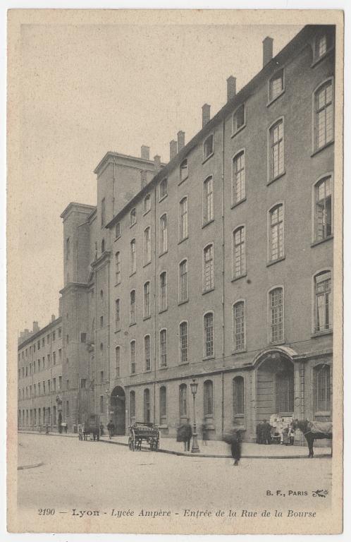 Collège de jésuites puis d'oratoriens, dit Collège de la Trinité ou Grand Collège, actuellement lycée Ampère