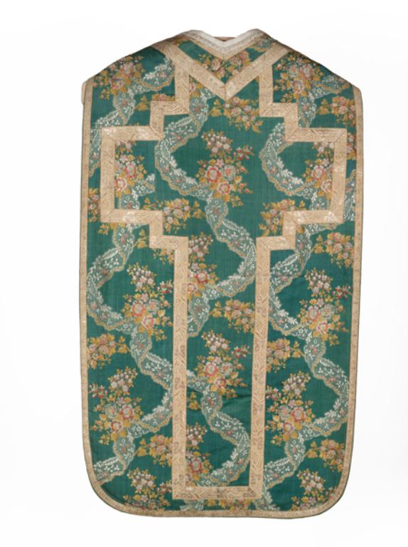 chasuble, manipule, voile de calice : ornement vert n°2