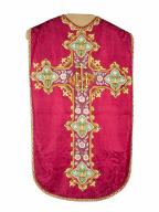 chasuble, manipule : ornement rouge n°2