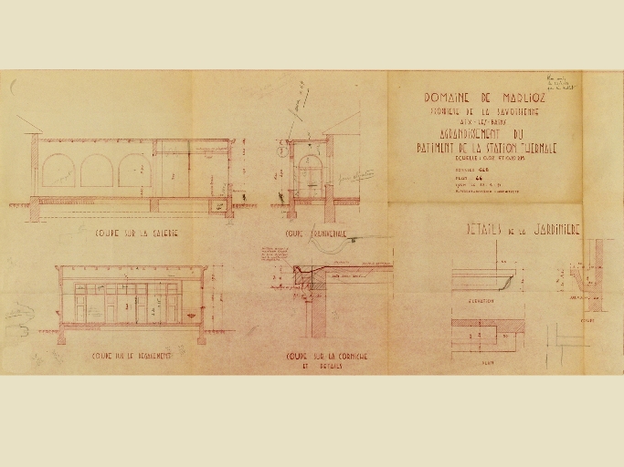 Établissement thermal, thermes de Marlioz