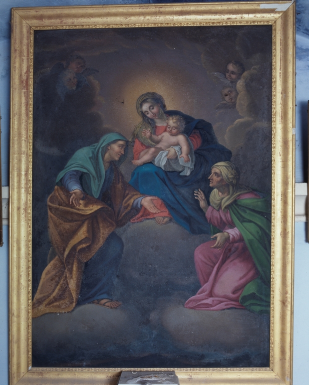 Tableau : Vierge à l'Enfant, sainte Anne et sainte Elisabeth