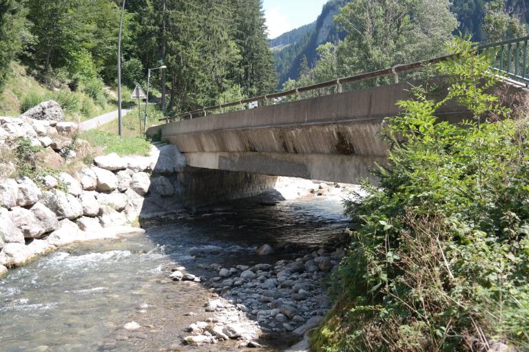 Ancient pont des Pierrailles (détruit) , puis Pont d'Abondance