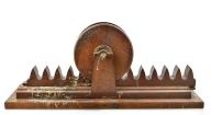Objet de représentation de formes géométriques ou mathématiques, modèle d'engrenage à crémaillère à lanterne, engrenage elliptique