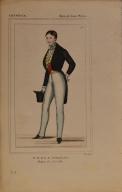 Estampe n° 4 - Portrait de François d'Orléans, prince de Joinville