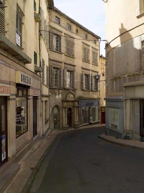 Maison, 8 rue Grenette : vue de l'élévation antérieure.