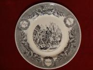 Assiette historiée Creil-Montereau - La vie de Ferdinand-Philippe duc d'Orléans, N° 4